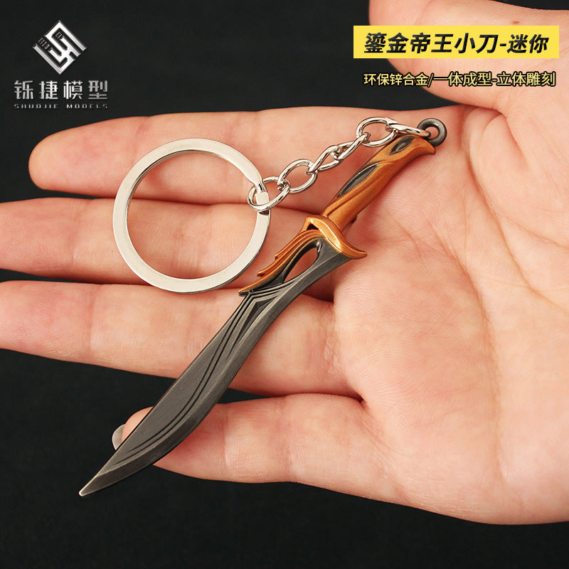 Valorant Style Metal Gun Keychain 🎮✨