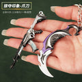 Valorant Style Metal Gun Keychain 🎮✨
