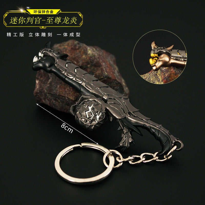 Valorant Style Metal Gun Keychain 🎮✨
