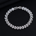 Silver Zirconia Riviera Bracelet (One Piece)