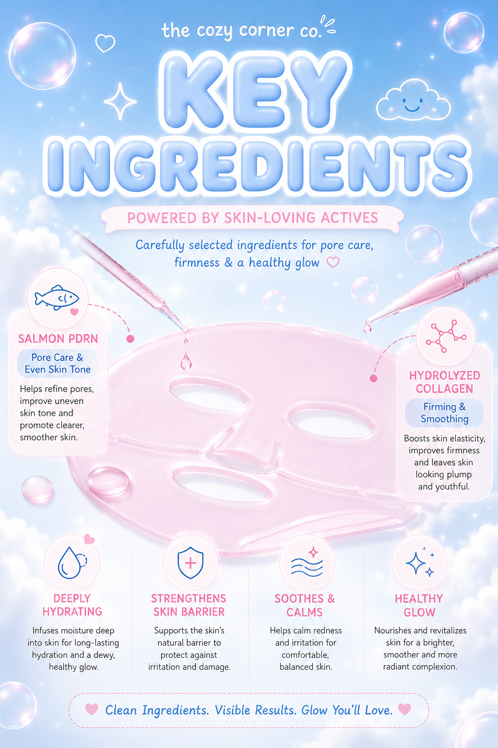 Overnight Glow Collagen Mask ✨